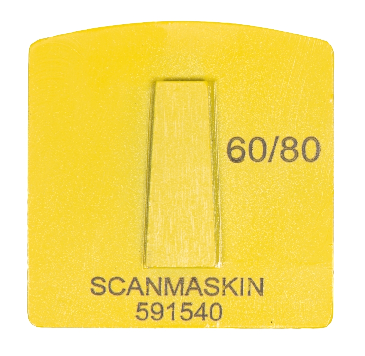 WSM Yellow, 12 mm, #60/80, Double