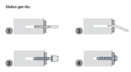 C-Bolt, 8x30 mm, 200 stk