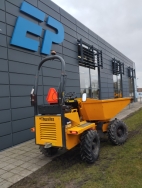 Thwaites 3 Ton m/drejelig tip, Brugt dumper