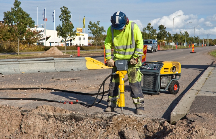 Atlas Copco LH230E, nakke 25x108, håndholdt hydraulikhammer