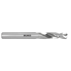 Spiralbor DIN 1897 Type N kort, HSS-R 10,0 mm