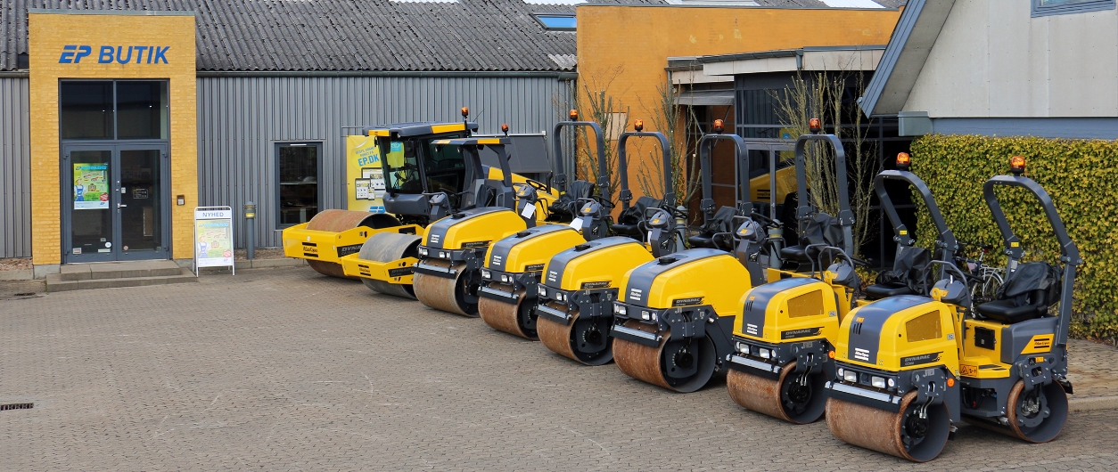 8 Atlas Copco / Dynapac Valsetog og Tromler til Nordjysk Lift