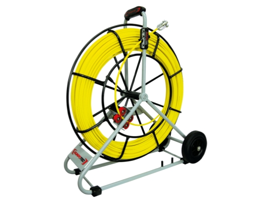 Glasfiber rørål, Ø9mm x 120m Stativ