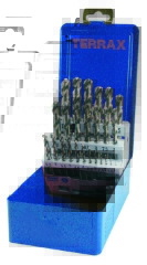 Spiralborsæt DIN 338 HSS, Ø 1-13 mm x 0,5 mm. stigning