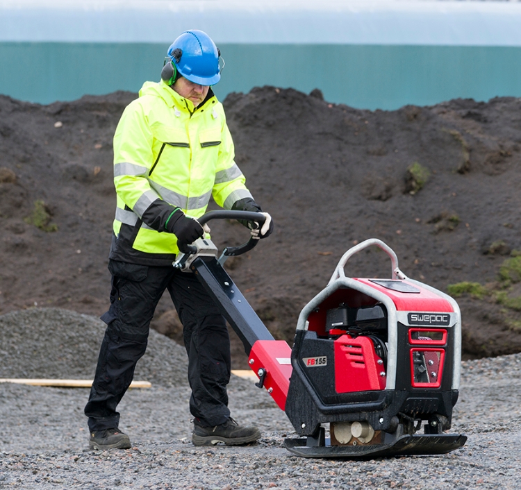 Swepac FB155, Pladevibrator 