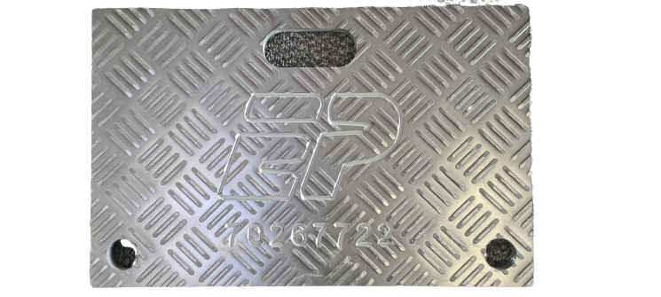 Køreplade, 300 cm x 115 cm x 10 mm