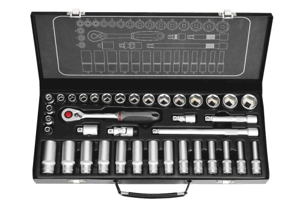 Bato Topnøglesæt 3/8" - 38 dele