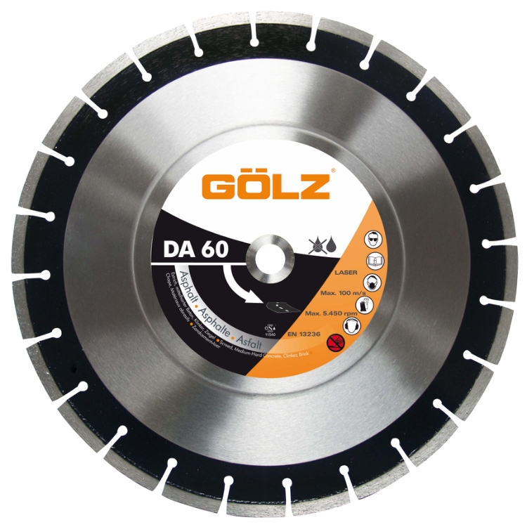 Gölz DA 60, Ø450x25,4 mm, Diamantskive
