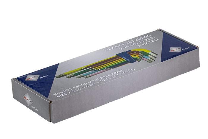 Stiftnøglesæt JUMBO 2-19mm m/k