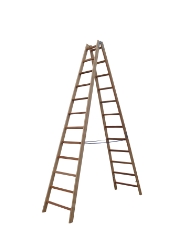 Træstige, 3,32 m / 2x12 trin