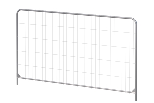 Byggepladshegn 3,5 x 2 mtr. m/runde hjørner