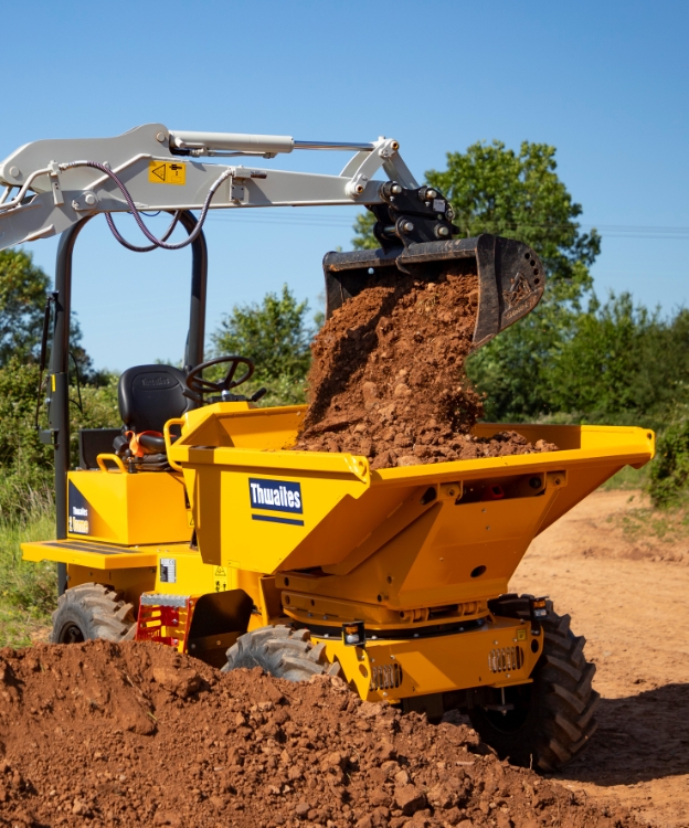 Thwaites 2 Ton, m/drejelig højtip