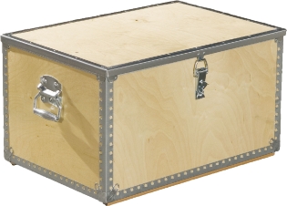 Værktøjskasse m/låg, 880 mm