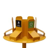 Affaldssorteringsstativ