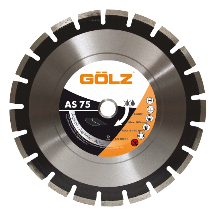 Gölz AS75, Ø450x25,4 mm, Diamantskive