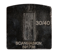 WSM Black, 12 mm, #30/40, Single