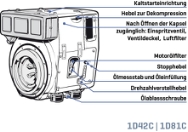 Hatz 1D81C-B11, Dieselmotor