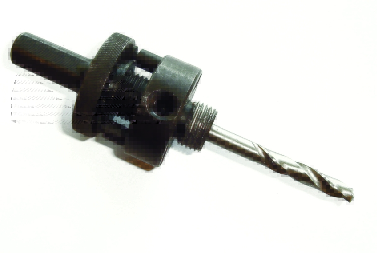 Holder, m/centerbor, t/hulsav