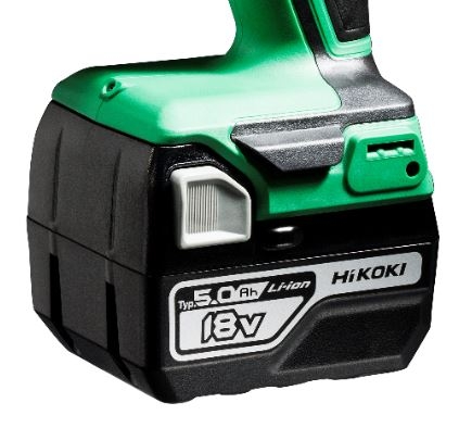 Hikoki DS18DD, Bore-/skruemaskine, 5,0 Ah, 18V (inkl. 2 x batterier og lader)