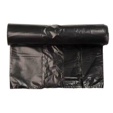 Affaldssække Sort m/snorlukning