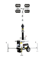 Towerloop Mobilt Lystårn - 4 x 320W LED