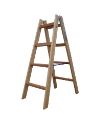 Træstige, 1,17 m / 2x4 trin