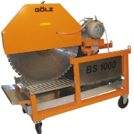 Gölz BS1000, Stenskæremaskine