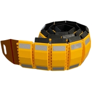 Mobilt vejbump M/gummikant 3 meter