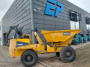 Thwaites 3 Tonne m/drejelig højtip, Brugt dumper