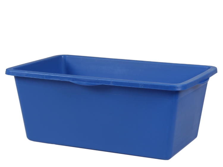 Transportkasse, Firkantet, 90 l