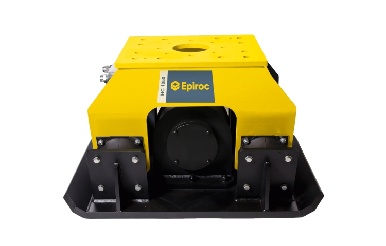 Epiroc HC1050 Pladevibrator (statisk), Maskinbåren