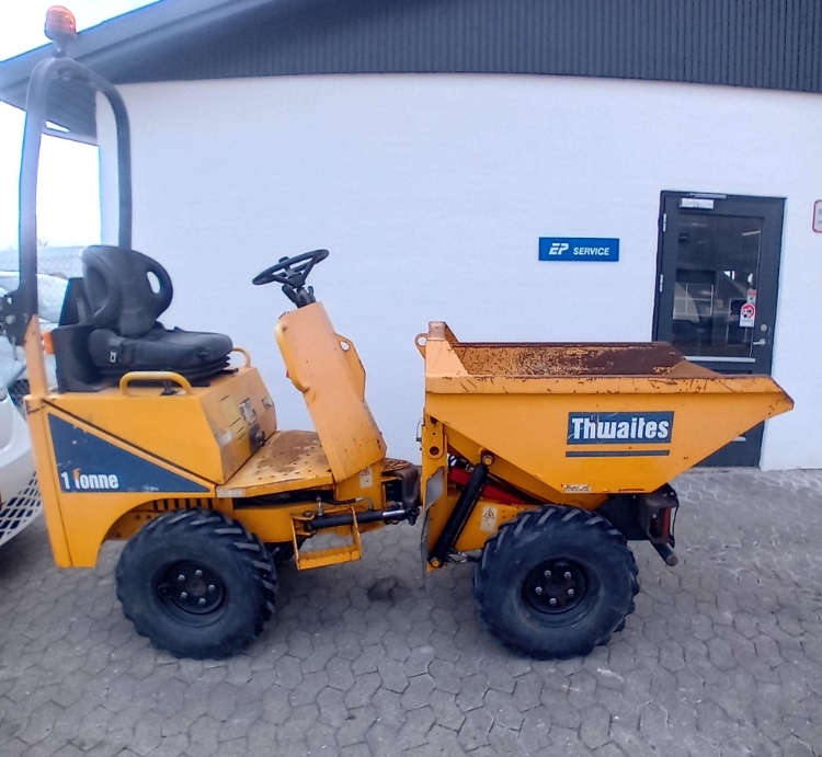 Thwaites 1 Tonne m/højtip, Brugt dumper 