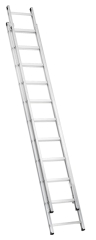 Skydestige, 5 m, 9+9 trin, 2-delt, Proff