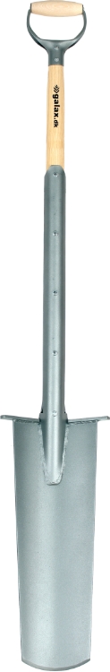 Drænspade, Langt blad