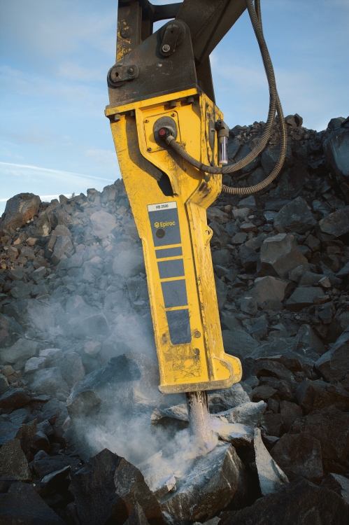 Epiroc HB2500, Hydraulikhammer