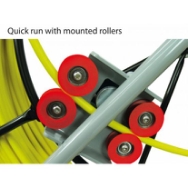 Glasfiber Rørål, Ø11mm x 250m på stativ	