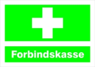 Sikkerhedsskilt "Forbindskasse"