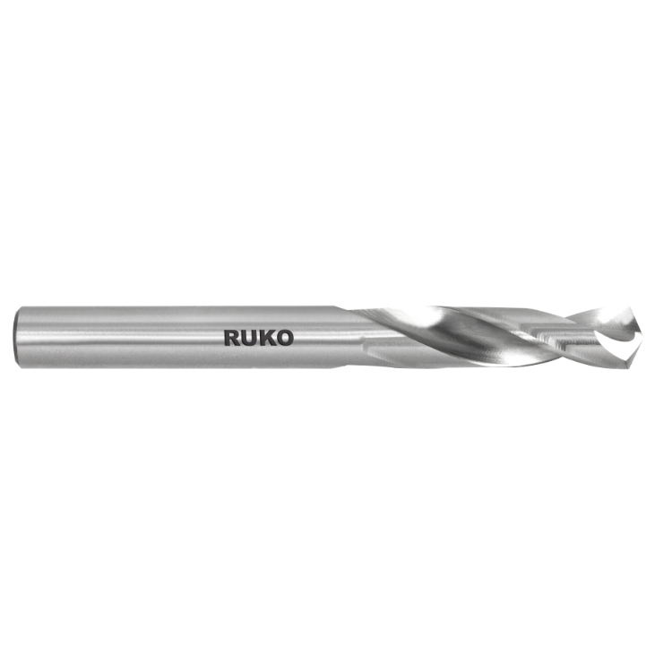 Spiralbor DIN 1897 Type N kort, HSS-R 8,0 mm