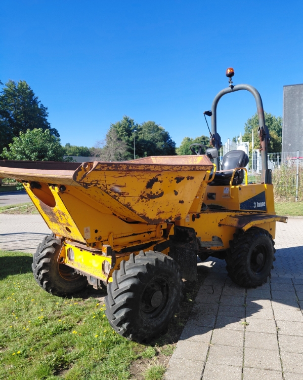 Thwaites 3 Tonne m/drejelig højtip, Brugt dumper