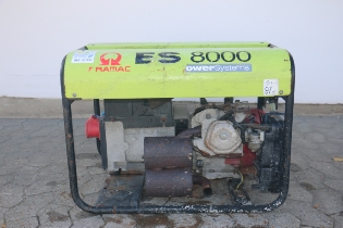 Pramac ES8000 AVR, Brugt Generator