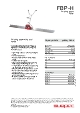 Swepac FBP-H Bjælkevibrator produktblad en.