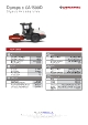 Tekniske Specifikationer, Dynapac CA1500D - Engelsk