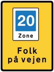 Oplysningstavle E53.4, 60x90 cm