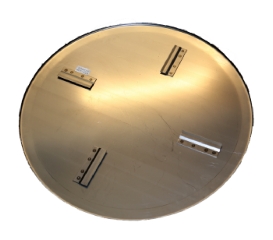 Glittetallerken t/BG Combi (el), Ø865 mm