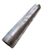 2" nippelrør m/gevind