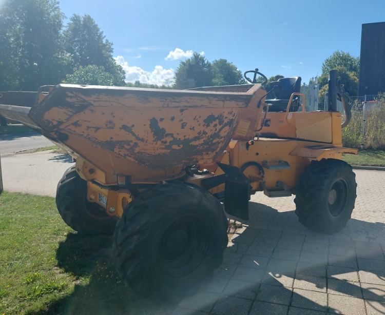Thwaites 6 Tonne m/drejelig tip, Brugt dumper