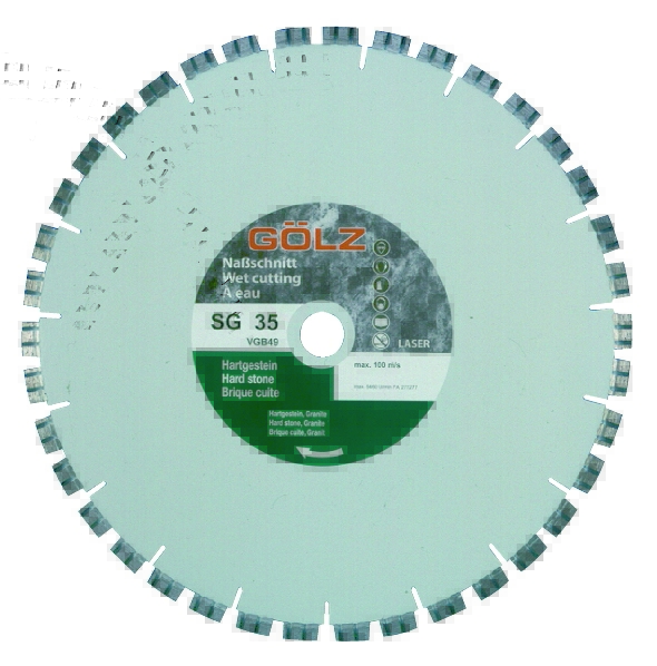 Gölz SG 35, Ø600x25,4 mm, Diamantskive