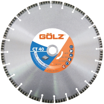 Gölz CT 40, Ø500x25,4 mm, Diamantskive