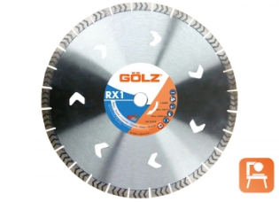 Gölz RX1, Ø350x25,4 mm, Diamantskive